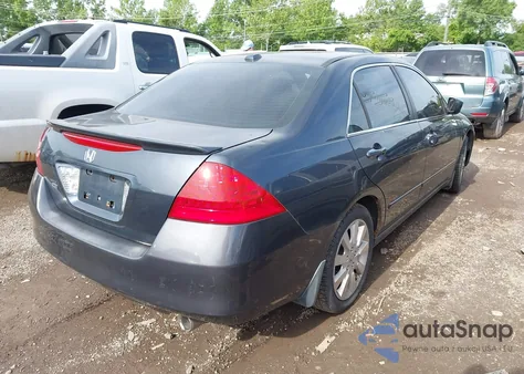 2007 Honda Accord 3.0 Ex из США, поврежденный, VIN 1HGCM66507A048028